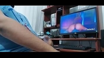 Играть Дрочка, наблюдая, как Лейна занимается мастурбацией (я эякулировал дважды. один раз в палатке и один раз без нее, и у меня все еще был еще один камшот!)