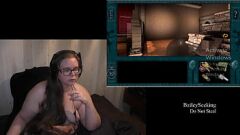 تشغيل امرأة سمراء وشم BBW Gamer تصبح عارية وفتشية في الجزء 7
