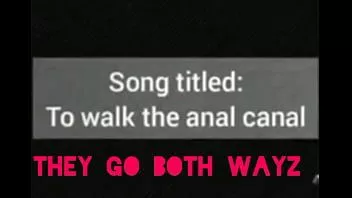 Play Music sampling 'to walk the anal canal '