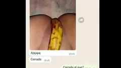 Play Latina Girlfriend Can't Get Enough Banana 'Part 4' - Steamy Chat